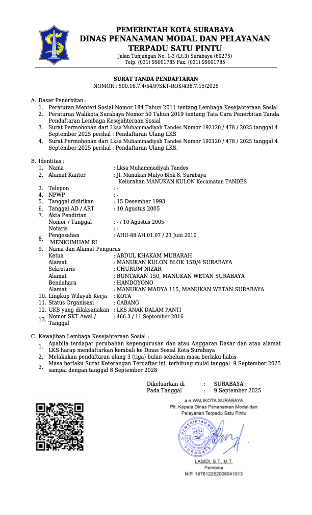 SK Operasional